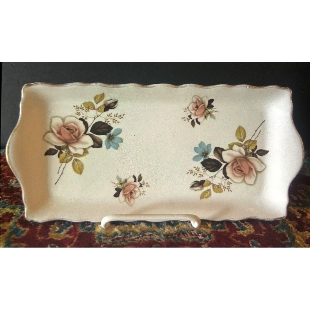 Old Foley James Kent Staffordshire England Regal Porcelain Tray Mothers Day